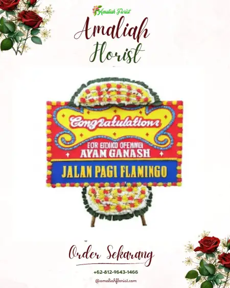 Sewa Papan Bunga Bilah Barat