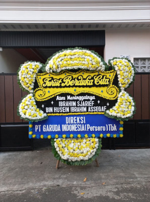 Papan Bunga Duka di Bilah Barat